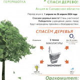  Всероссийский Эко-марафон ПЕРЕРАБОТКА «Сдай макулатуру – спаси дерево.