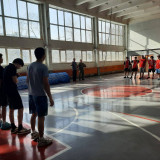 Районные соревнования по баскетболу среди школьных команд!