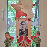 В школах Кировского района прошла акция «Окна Победы»