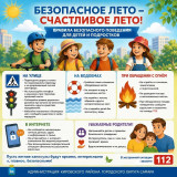 Безопасное лето: напоминаем детям и родителям о правилах поведения!
