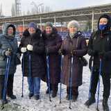 Жители Кировского района приняли участие в мастер-классе по северной ходьбе