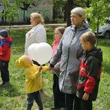 В День Победы в сквере 