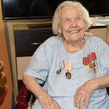 Сегодня в Кировском районе грандиозная дата - исполнилось 100 лет жителю района - Юшиной Ангелине Григорьевне!