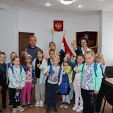 В Кировском районе поздравили первоклассников, отцы, которых сейчас в зоне специальной военной операции