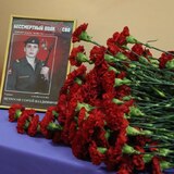 В школе № 168 в Кировском районе открыли мемориальную доску, посвящённую выпускнику Петросову Сергею Владимировичу