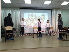   Члены молодёжного парламента Кировского района вместе с Администрацией района организовали квиз-игру "Наша Победа". #2