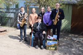 В Кировском районе Ветеранов Великой Отечественной Войны поздравили с Днём Победы. #5