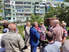 Глава Кировского района Игорь Рудаков встретился с жителями посёлка Аэропорт 2. #3