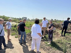 В Кировском районе состоялось выездное совещание на место строящегося участка главного Безымянского коллектора #7