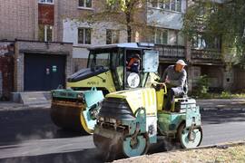 В Кировском района продолжается благоустройство дворовых территорий. #6