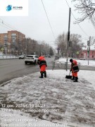 Управляющие компании, ТСЖ, ЖСК и подведомственная организация Администрации Кировского  района уже активно очищают улицы от снега #7