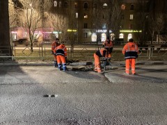 В Кировском районе активно ведутся работы по ямочному ремонту дорог!  #7