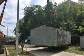В Кировском районе Самары очищено более 50 территорий от незаконно установленных торговых объектов. #1