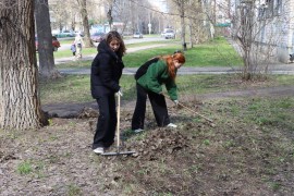 Молодежный субботник на Дальневосточной: Школьники Кировского района в действии! #6