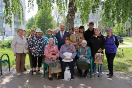 В Кировском районе с трепетом отметили приближение 80-летия Великой Победы!  #1