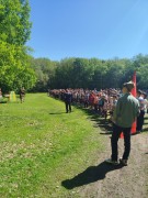 В преддверии 80-летия Победы в Великой Отечественной войне в Кировском районе прошёл Кросс Победы, который состоялся в живописном лесопарке 60-летия Советской власти.  #1