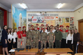 В школе №150 им. героя Советского Союза В.И. Чудайкина состоялся урок мужества. #8