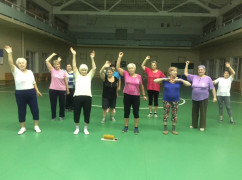 Утренняя зарядка для « серебряных» волонтеров #1