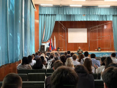 Ветеран СВО Илья Русимов провел урок тактической медицины для студентов Самарского техникума! #2