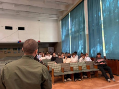 Ветеран СВО Илья Русимов провел урок тактической медицины для студентов Самарского техникума! #3