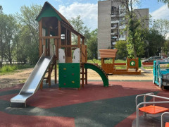На улице Ташкентской, 130, 132! Двор готов!  #7