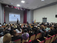 В Кировском районе в ГАПОУ «СаМеК»  состоялся урок мужества «Герои рядом: личные и семейные истории защитников Отечества» #3