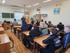УРОК МУЖЕСТВА В САМАРСКОМ МЕТАЛЛУРГИЧЕСКОМ КОЛЛЕДЖЕ #2