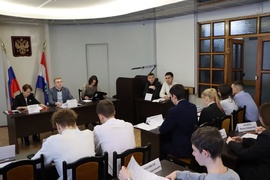 Сегодня состоялось 9 заседание Общественного молодежного парламента Кировского внутригородского района. #1