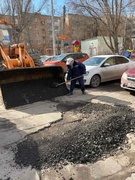  Погодные условия позволили досрочно приступить к месячнику по благоустройству, озеленению и улучшению внешнего облика Кировского района #5