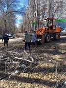  Погодные условия позволили досрочно приступить к месячнику по благоустройству, озеленению и улучшению внешнего облика Кировского района #1