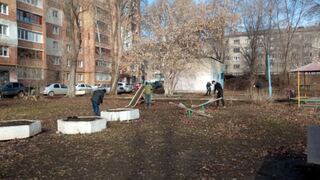 Сегодня официально в Кировском районе стартовал месячник по благоустройству, озеленению и улучшению внешнего облика #3