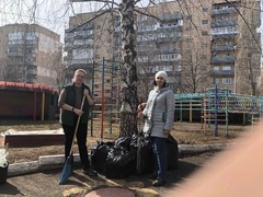 Сегодня официально в Кировском районе стартовал месячник по благоустройству, озеленению и улучшению внешнего облика #5