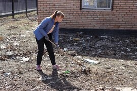 С заботой о любимом городе: в Кировском районе прошел первый санитарный средник в рамках месячника по благоустройству. #7