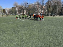 В Кировском районе продолжается районный этап городских соревнований по футболу «Кожаный мяч». #1