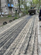 Подрядная организация Администрации Кировского района приступила к ремонту внутриквартальных дорог на территории района #8