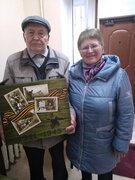 Ветеранов Великой Отечественной войны Кировского района благодарят за Победу, поздравляют и вручают праздничные подарки #1
