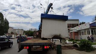 В Самаре продолжается работа по демонтажу и вывозу незаконных объектов потребрынка #2