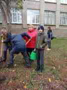 В Кировском районе в честь выдающихся педагогов-наставников посадили яблони в школьных дворах #7