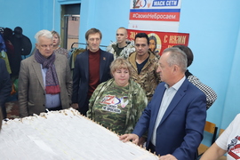 Ещё один пункт по плетению маскировочных сетей был открыт в Кировском районе в металлургическом колледже #8