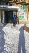 В Кировском районе продолжаются работы по уборке снега и наледи #4