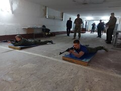 В преддверии Дня защитника Отечества в Самарском техникуме промышленных технологий прошла военно-спортивная игра «Зарница». #2