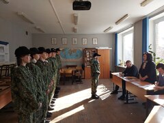 В преддверии Дня защитника Отечества в Самарском техникуме промышленных технологий прошла военно-спортивная игра «Зарница». #7