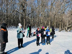В Кировском районе прошёл районный этап соревнований школьных спортивных лиг по лыжным гонкам #4